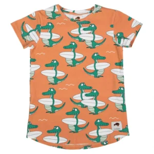 Mullido Tshirt crocodile orange