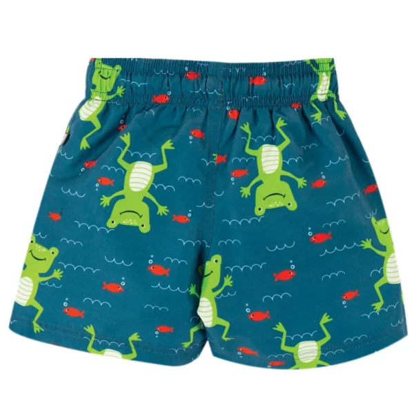 FRUGI Short de bain avec grenouilles