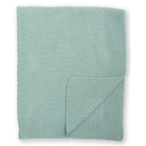 KITE Couverture tricotée thym doux
