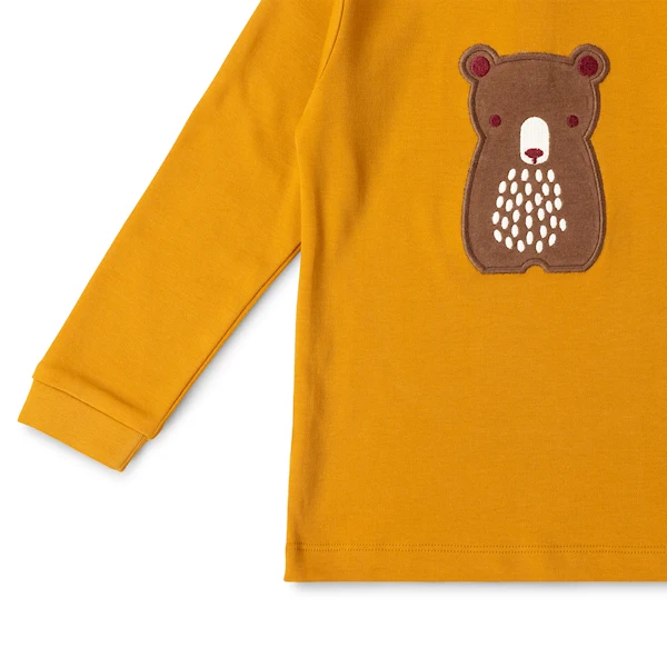 LITTLE GREEN RADICALS Haut manches longues Brown Bear LITTLE GREEN RADICALS Haut manches longues Brown Bear – Image 3